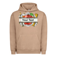 Pigment Burro floral teacher custom name Urban Hoodie - CowGirlArtShop