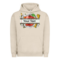 Pigment French Oak floral teacher custom name Urban Hoodie - CowGirlArtShop