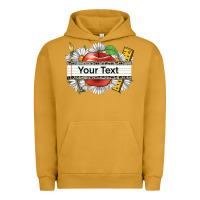Pigment Peanut Butter floral teacher custom name Urban Hoodie - CowGirlArtShop