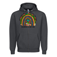Smoke teachers we do it all rainbow Zipper Hoodie - NancyCooperArtShop