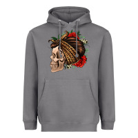 Storm leopard bandana and roses skull Heavyweight Hoodie - Jasminsmagicworld