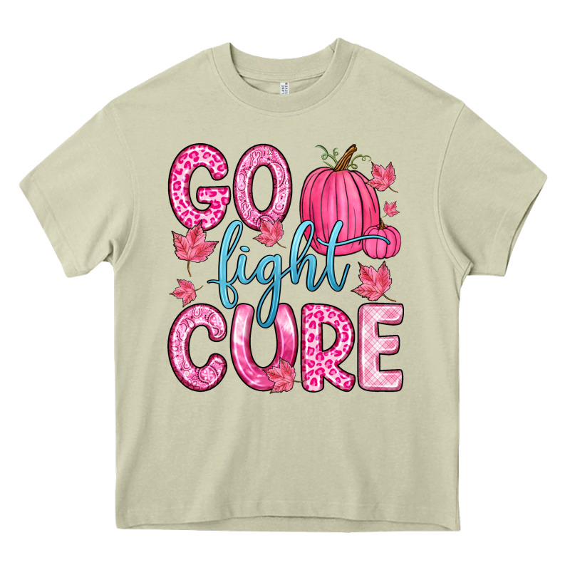 Go Fight Cure Heavy Core Tee by Zillion Design Studio | Teevron