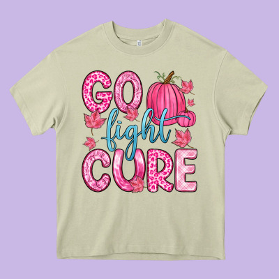 Go Fight Cure Heavy Core Tee Designed By Zillion Design Studio