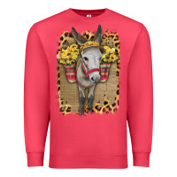 Cardinal Donkey With Sunflowers Premium Sweatshirt - Bettercallsaul