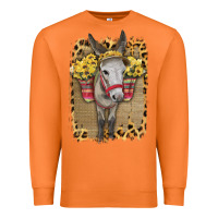 Carrot Donkey With Sunflowers Premium Sweatshirt - Bettercallsaul