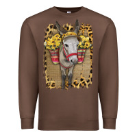 Chestnut Donkey With Sunflowers Premium Sweatshirt - Bettercallsaul