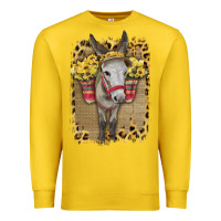 Lemon Donkey With Sunflowers Premium Sweatshirt - Bettercallsaul
