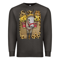 Smoke Donkey With Sunflowers Premium Sweatshirt - Bettercallsaul