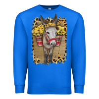 True Royal Donkey With Sunflowers Premium Sweatshirt - Bettercallsaul