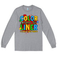 Heather Grey color outside the liner autism awareness Long Sleeve Tee - JahusDesignShop