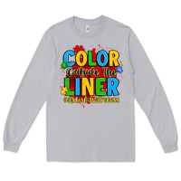 Moon Dust color outside the liner autism awareness Long Sleeve Tee - JahusDesignShop