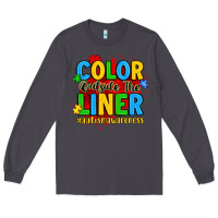 Smoke color outside the liner autism awareness Long Sleeve Tee - JahusDesignShop