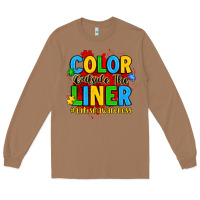 Toasted Coconut color outside the liner autism awareness Long Sleeve Tee - JahusDesignShop