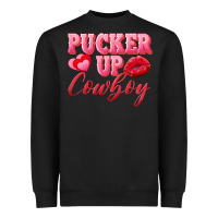 Black pucker up cowboy Heavyweight Sweatshirt - AdoDesignShop