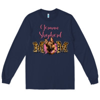 Navy German Shepherd Mom Long Sleeve Tee - Jasminsmagicworld
