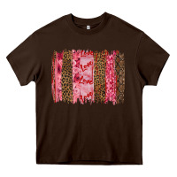 Chocolate Brown valentine's day love brushstrokes Heavy Core Tee - RanaPortraitStore
