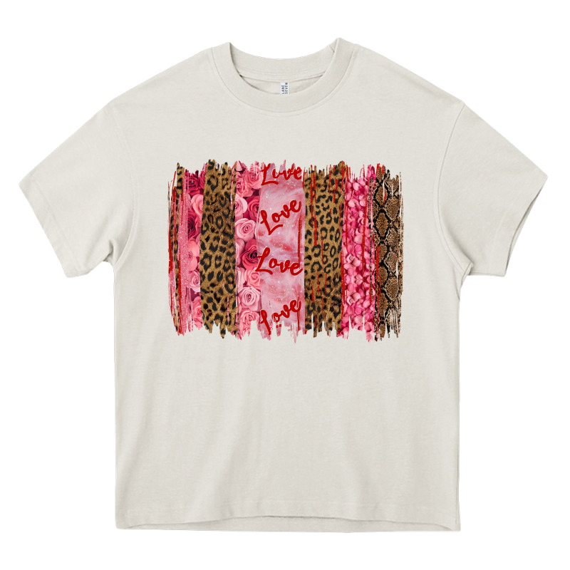Valentine's Day Love Brushstrokes Heavy Core Tee by RanaPortraitStore | Teevron