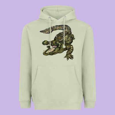 Alligator Heavyweight Hoodie Designed By Barkaloodesign
