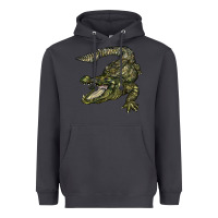 Smoke alligator Heavyweight Hoodie - BarkalooDesign