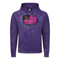 Cloud Purple Old Leopard American Flag Vintage Hoodie - Bettercallsaul