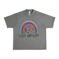 Tornado stay groovy with rainbow and heart Urban Heavy Tee - Artiststas