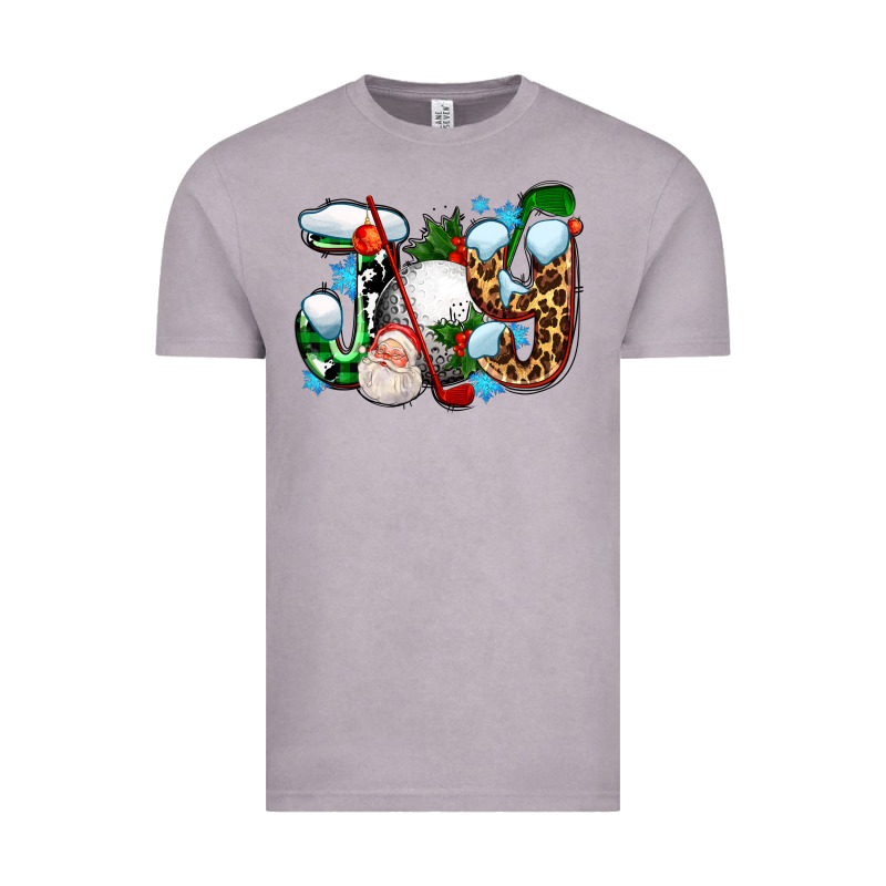 Joy With Golf And Santas Vintage Tee by AdoDesignShop | Teevron
