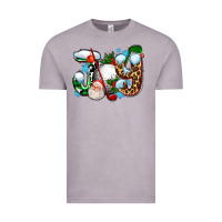 Vintage Zinc joy with golf and santas Vintage Tee - AdoDesignShop