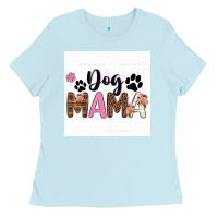 Baby Blue dog mama  texas billie wilder filigran. Ladies Tee - texasbilliewilder