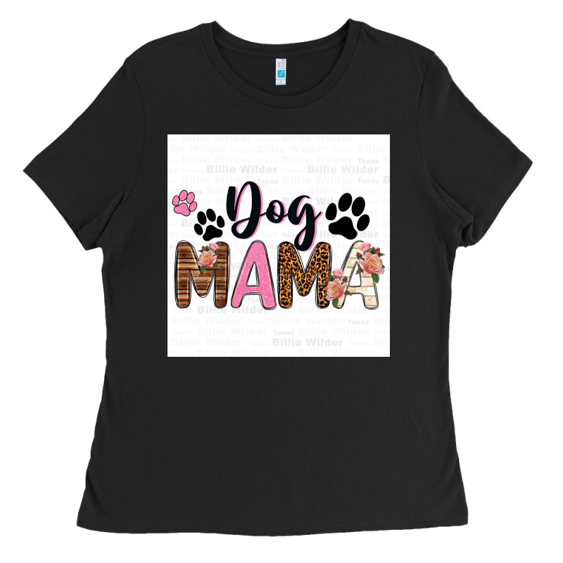 Dog Mama  Texas Billie Wilder Filigran. Ladies Tee by texasbilliewilder | Teevron