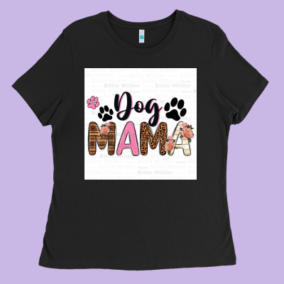Ladies Tee dog mama  texas billie wilder filigran.