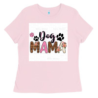 Bubblegum Pink dog mama  texas billie wilder filigran. Ladies Tee - texasbilliewilder