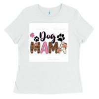 White dog mama  texas billie wilder filigran. Ladies Tee - texasbilliewilder