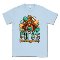 Dusty Blue my first thanksgiving turkey Classic Tee - Jasminsmagicworld