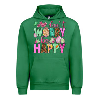 Emerald Don't worry be happy Easter Day Urban Hoodie - HowdyJamesFarm