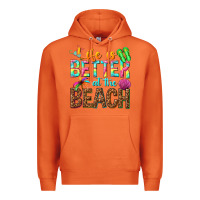 Carrot Life is better at the beach Premium Hoodie - NancyCooperArtShop