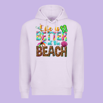 Life Is Better At The Beach Premium Hoodie Designed By Nancycooperartshop