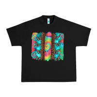Black hippie peace sign butterfly leopard and tie dye brushstroke Urban Heavy Tee - Artiststas