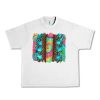 Lunar Rock hippie peace sign butterfly leopard and tie dye brushstroke Urban Heavy Tee - Artiststas