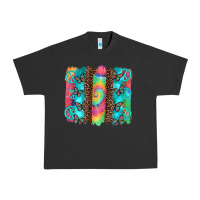 Pigment Black hippie peace sign butterfly leopard and tie dye brushstroke Urban Heavy Tee - Artiststas