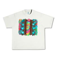 Pistachio hippie peace sign butterfly leopard and tie dye brushstroke Urban Heavy Tee - Artiststas