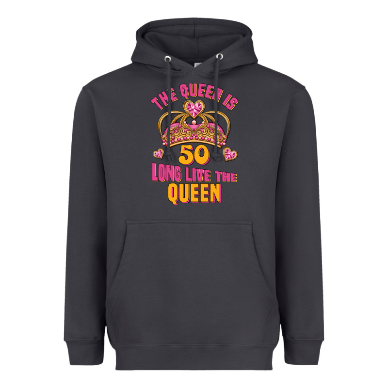 The Queen Is 50 Long Live The Queen Heavyweight Hoodie by Jasminsmagicworld | Teevron