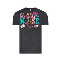 Vintage Black blessed nurse Vintage Tee - AdoDesignShop