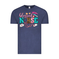 Vintage Denim blessed nurse Vintage Tee - AdoDesignShop