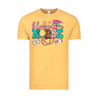 Vintage Mustard blessed nurse Vintage Tee - AdoDesignShop