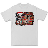 Dove Grey all i want for christmas is a cow aztec Premium Tee - RanaPortraitStore