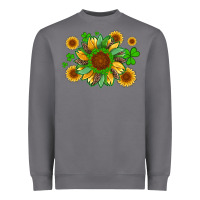 Storm st patricks sunflowers with shamrock and glitters with leopard Heavyweight Sweatshirt - Artiststas