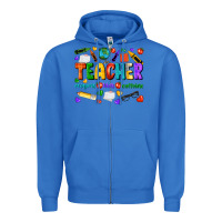 True Royal teacher crayons kids caffeine Zipper Hoodie - NancyCooperArtShop