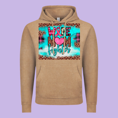 Wife Mom Fighter Tumbler Vintage Hoodie Designed By Jahusdesignshop