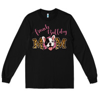 Black French Bulldog Mom Long Sleeve Tee - Jasminsmagicworld