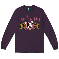 Plum French Bulldog Mom Long Sleeve Tee - Jasminsmagicworld